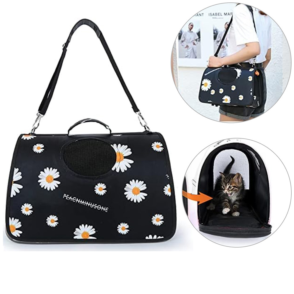Сумка переноска для кота з вентиляцією, 24x37x17 см (S)