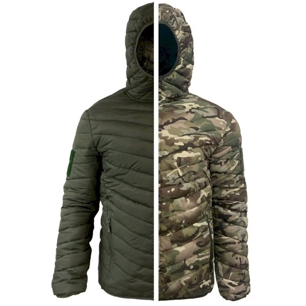 Куртка реверсивна утеплена Texar® Reverse Jacket - Olive/MC Camo