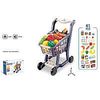 Игрушечный Супермаркет набор 668-101 (12шт) свет-звук,продукты,игрушечные деньги,в кор.42,5*50*30 см