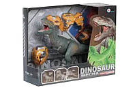 Игрушка Динозавр 557-2J с аксессуарами. на батарейках. музыка. 2 цвета. в коробке р.38*12*29,5 см.