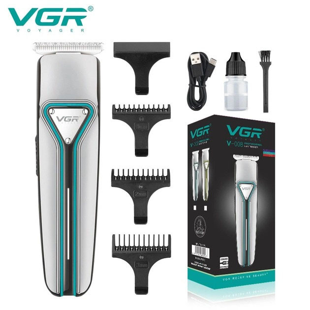 Професійна триммер бездротова для стрижки волосся VGR V-008 Pro, машинка для стрижки голови, фото 1
