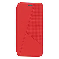 Чехол-книжка кожа Twist для Realme C25Y Цвет 7, Red