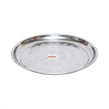 Піднос 35см металевий круглий A957-35cm (дюймова пластина) MZOPT