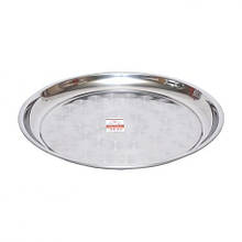 Піднос 40см металевий круглий A957-40cm (дюймова пластина) MZOPT