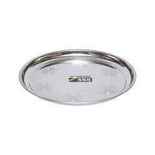 Піднос 30см металевий круглий A958-30cm (потовщена пластина) MZOPT
