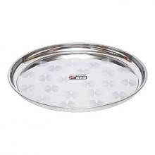 Піднос 45см металевий круглий A958-45cm (потовщена пластина) MZOPT