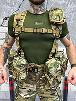 РПС в сборе с рюкзаком possession / Ременно-плечевая система с сетчатой подкладкой пиксель ВТ7770 TS