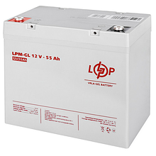 Акумулятор LogicPower LPM-GL гелевий 12 В 55 Аг 15266