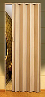 Двері-гармошка мускатний горіх ПВХ Vinci Decor Melody міжкімнатні складана 2030x820 мм