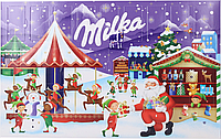 Адвент календар Milka з шоколадними цукерками Adventskalender mit Naps 119.6г