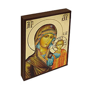 Казанська ікона Божої Матері 10 Х 14 см, фото 2