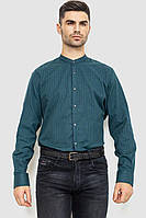 Рубашка мужская в клетку байковая, цвет зелено-синий, размер L FA_008642