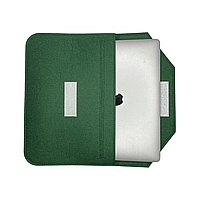 Войлочный чехол папка ZAMAX для MacBook Air и Pro 13.3" сумка конверт из войлока на Макбук зелёный