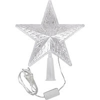 Электрическая верхушка на елку в виде Звезды размером 19 см LED D-34 в упаковке 2 шт