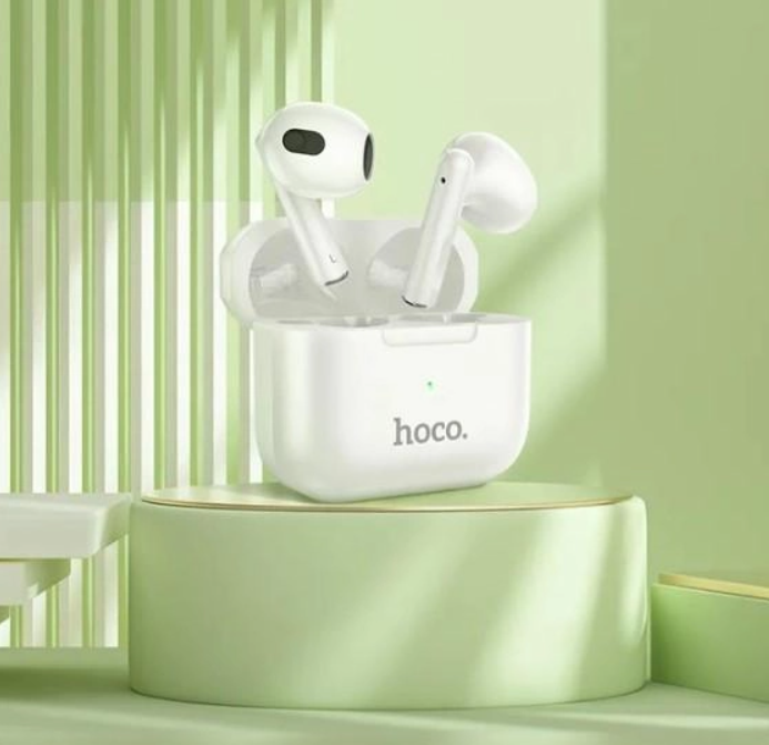 Беспроводные Bluetooth наушники Hoco EW30 с зарядным кейсом и микрофоном блютуз наушники вкладыши Хоко - фото 7 - id-p2035785875