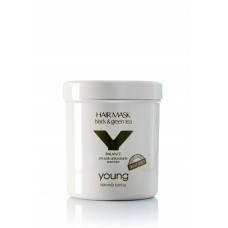 Маска кислотна для фарбованого волосся Post Color Young Hair Mask Black & Green Tea 1000 мл.