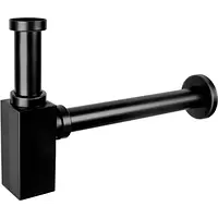 Mexen сифон квадратный для раковины, черный антический - 79960-79