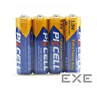 Батарейка солевая PKCELL 1.5V AA / R6, 4 штуки shrink цена за shrink (R6 4шт)