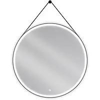 Mexen Reni дзеркало з підсвічуванням для ванної кімнати, кругле 100 см, LED 6000K, антизапотівання, чорниа