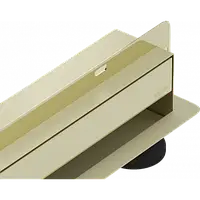 Mexen Flat Wall трап для душа боковой настенный с возможностью вклейки плитки 60 см, золотой - 1530060