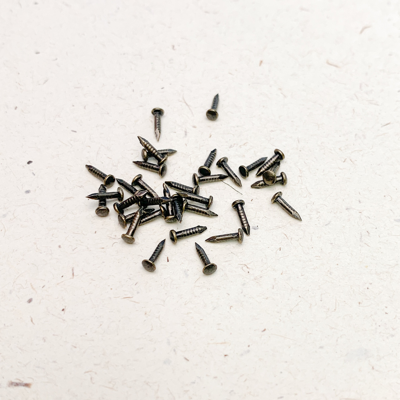 Міні цвяхи для замку 1.2*6 мм Бронза близько 50 шт, фото 1