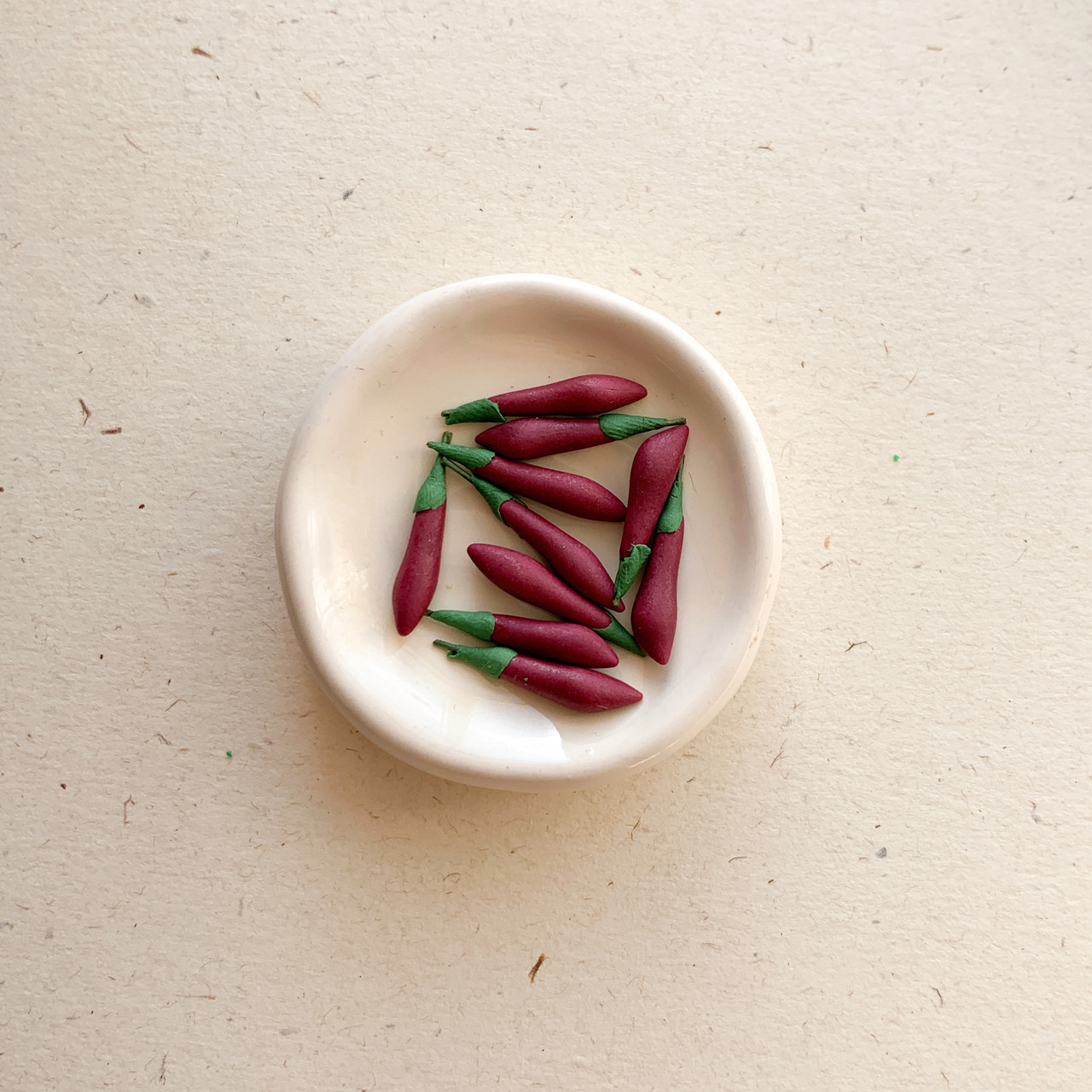 Мініатюра 10 шт баклажан 20*3 мм, фото 1