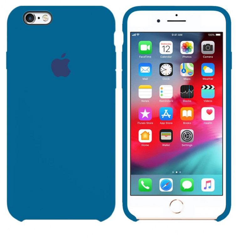 Чохол — накладка для IPhone 6/бампер на айфон 6/Cobait blue/Soft Case