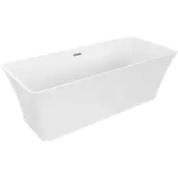Mexen Tonia ванна окремостояча 170 x 75 см, біла, перелив сріблястий - 52171707500