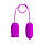 Кліторальний стимулятор з віброяйцем - Pretty Love Daisy Licking Vibrator Purple, фото 7