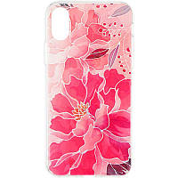 Чехол для IPhone X / накладка на айфон 10 (Gelius Print Case Rose Flower)