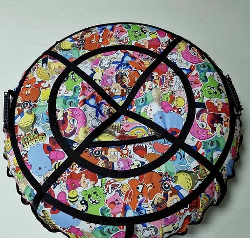 Тюбінг надувний, тюба Плюшка надувна, ватрушка надувна 100 см, фото 1