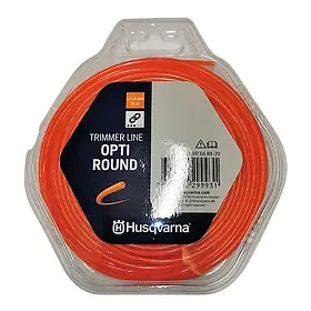 Жилка кругла помаранчева Husqvarna Opti Round 2.4 мм, 15 м