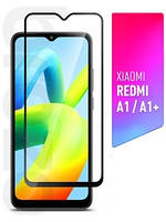 Захисне скло для Redmi A1 (повне проклеювання екрана) black
