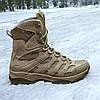 Тактичні берці зимові койот, військові черевики бежеві зима, армійське взуття на зиму для зсу, розміри: 36-47, фото 4