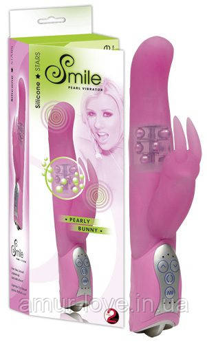 Вібратор для жінок "Smile Pearly Bunny", фото 1