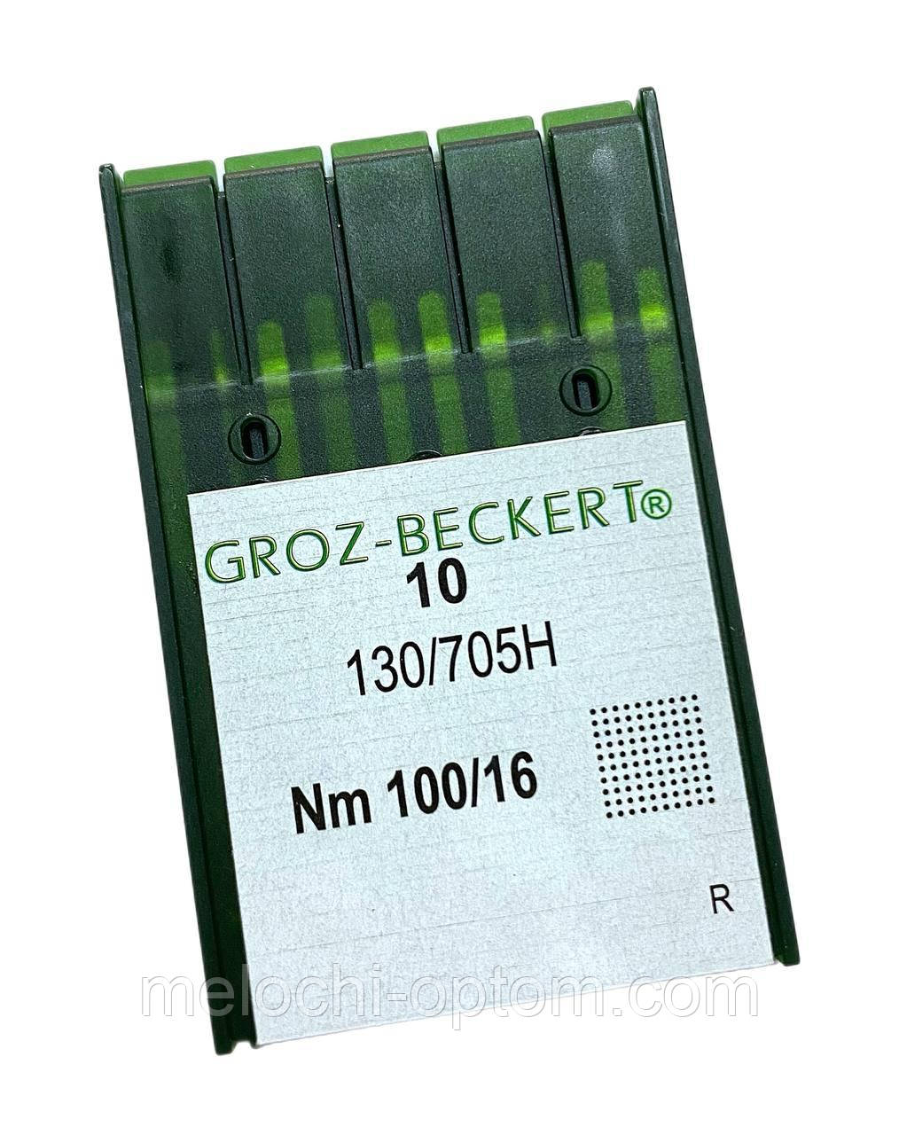 Голки швейні Groz-Beckert (№100/16 R) для побутових швейних машин