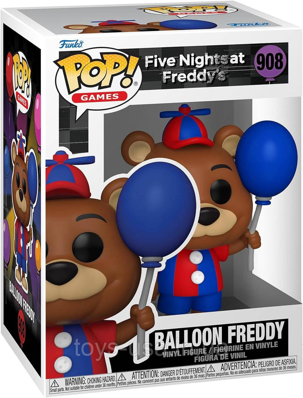 Фігурка фанко поп Фреді Funko POP П'ять ночей з Фредді Five Nights at Freddy's Balloon Freddy 908 67628, фото 1