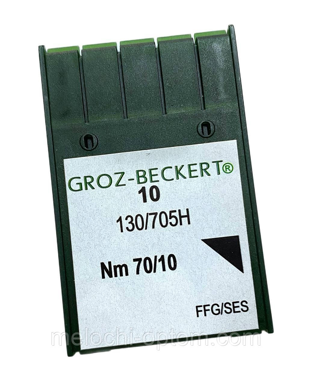 Голки швейні Groz-Beckert (№70/10 FFG/SES) для побутових швейних машин