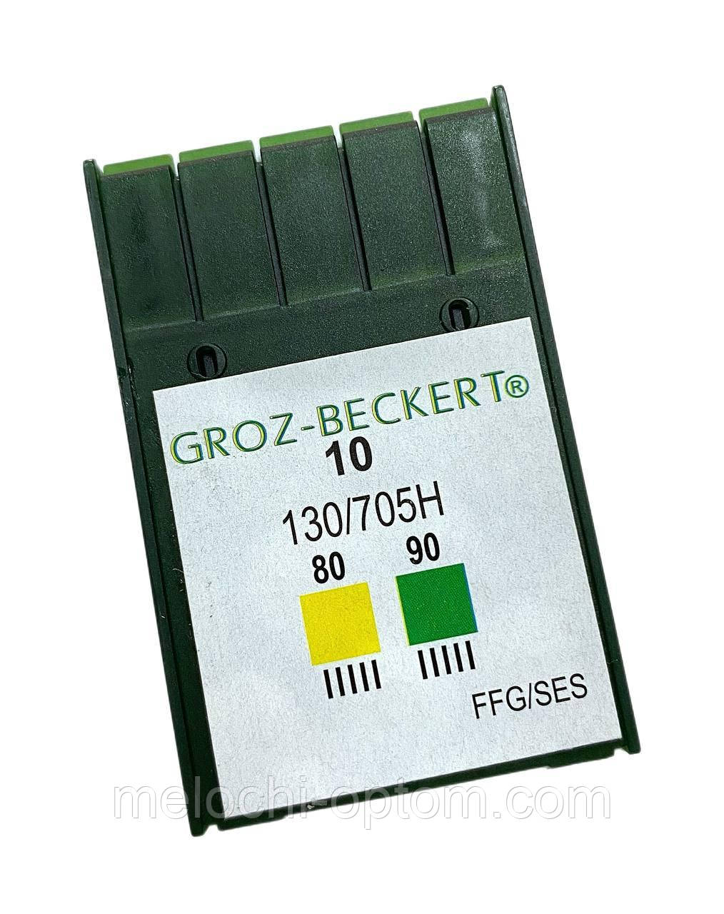 Голки швейні Groz-Beckert (№80,№90 FFG/SES) для побутових швейних машин