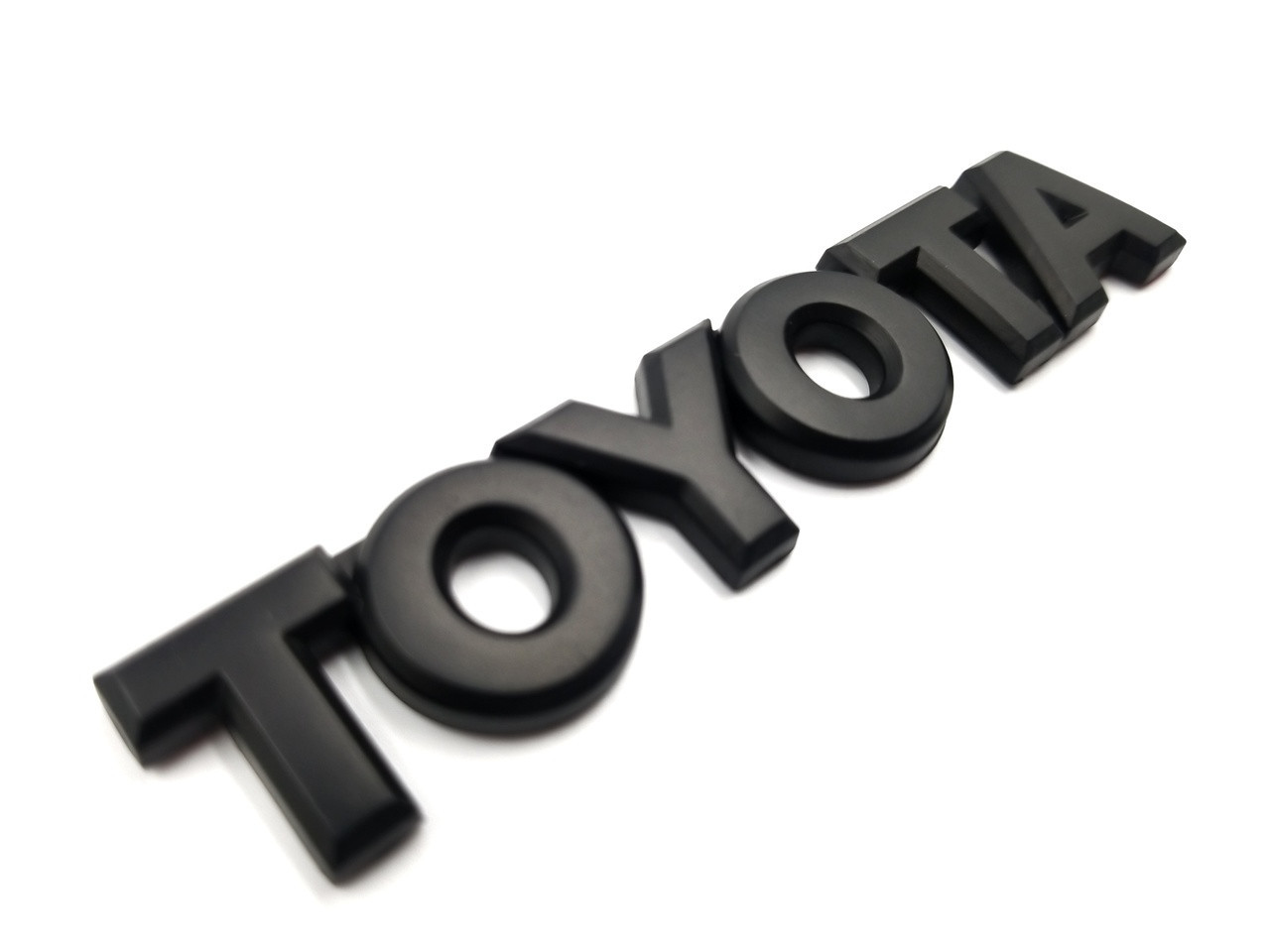 Шильдик емблема напис на багажник TOYOTA Camry Corolla Тойота камрі королла  колір чорний глянець