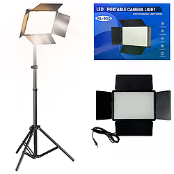 Світлодіодна лампа відеосвітло Camera light RL-900 з пультом 3000k-6500k + Штатив