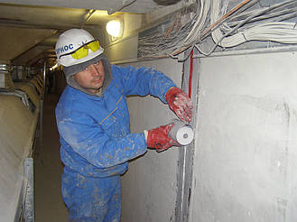 Герметизация деформационных швов подземных галерей элеватора филиала Глобинский ООО СП НИБУЛОН – г.Глобино, Полтавская обл. 16