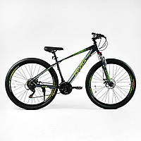 Горный алюминиевый велосипед Corso AMG 29" рама 17" комплектация Shimano, 21 скорость, собран на 75%