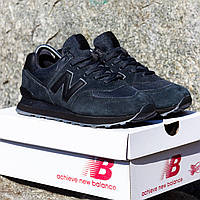 SALE Кроссовки New Balance 574 темно синие 46 29.5 см