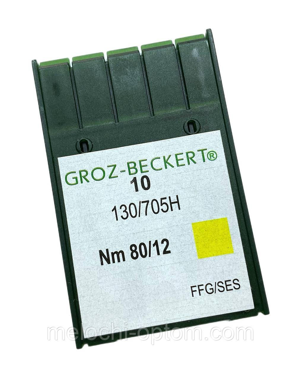 Голки швейні Groz-Beckert (№80/12 FFG/SES)для побутових швейних машин