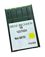 Иглы швейные Groz-Beckert (№80/12 FFG/SES) для бытовых швейных машин