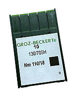 Иглы швейные Groz-Beckert (№110/18 R) для бытовых швейных машин