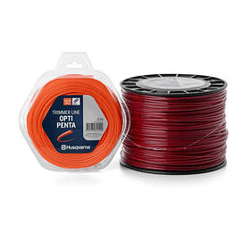 Жилка зірка помаранчева Husqvarna Opti Penta 2.4 мм, 240 м