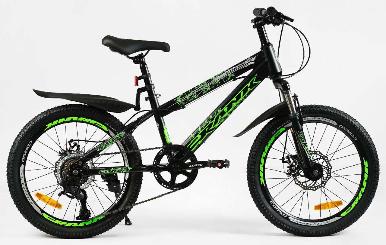 Велосипед дитячий CORSO CRANK 20" CR-20608