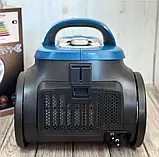 Контейнерний пилосос Henschll XN-1989 3000 Вт без мішка для збирання пилу Циклонний пилосос 4 л Синій, фото 4